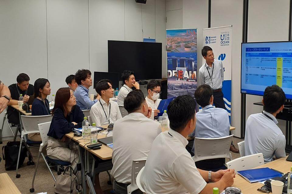 商船三井で開催したEPCプロジェクトマネジメントコースの研修風景